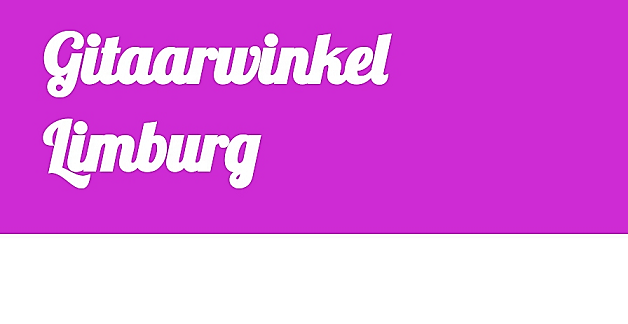 Nieuw: Gitaarwinkel Limburg