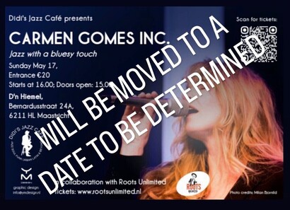 d'n Hiemel: Didi's Jazz Café: Carmen Gomes VERPLAATST